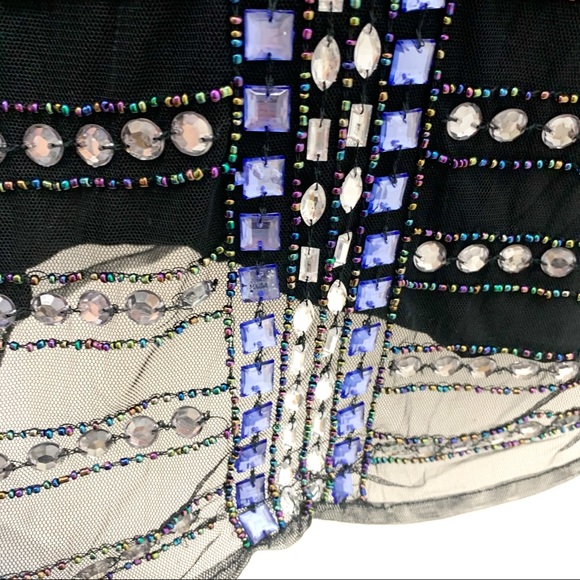 NBD x Revolve Beaded Embellished Shift Party Dress - Picture 8 of 16